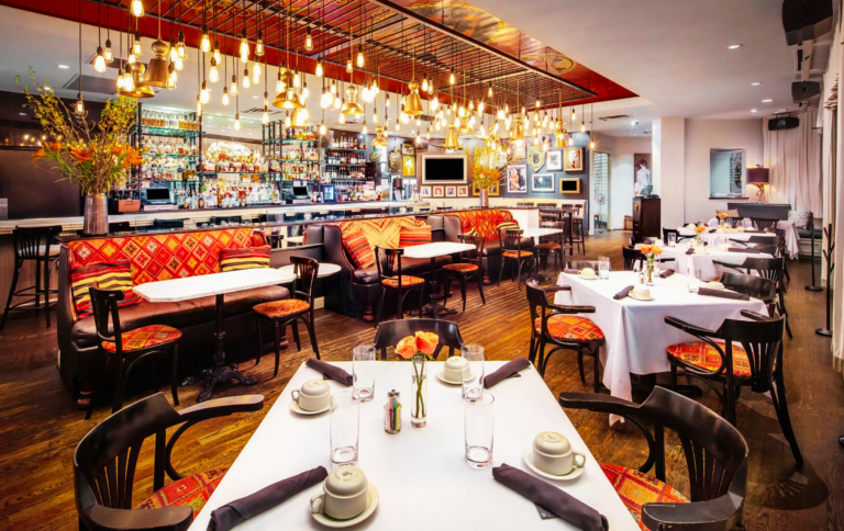 Interior photo of Dragonfly restaurant Dallas Texas